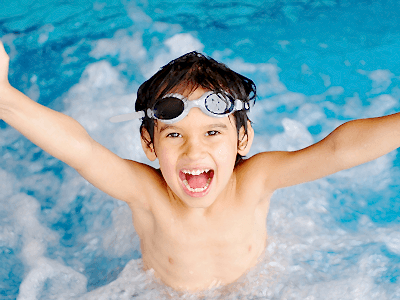 Çocuk yüzme programı