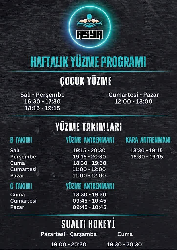 yüzme programı çekmeköy